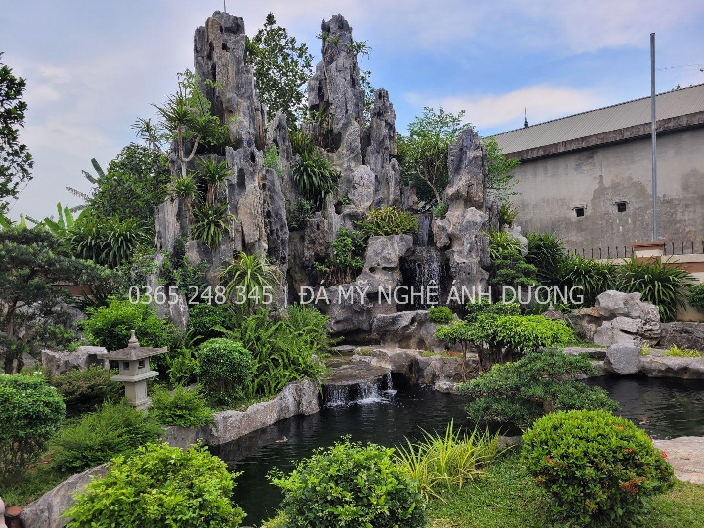 Thiết kế thi công hòn non bộ đẹp