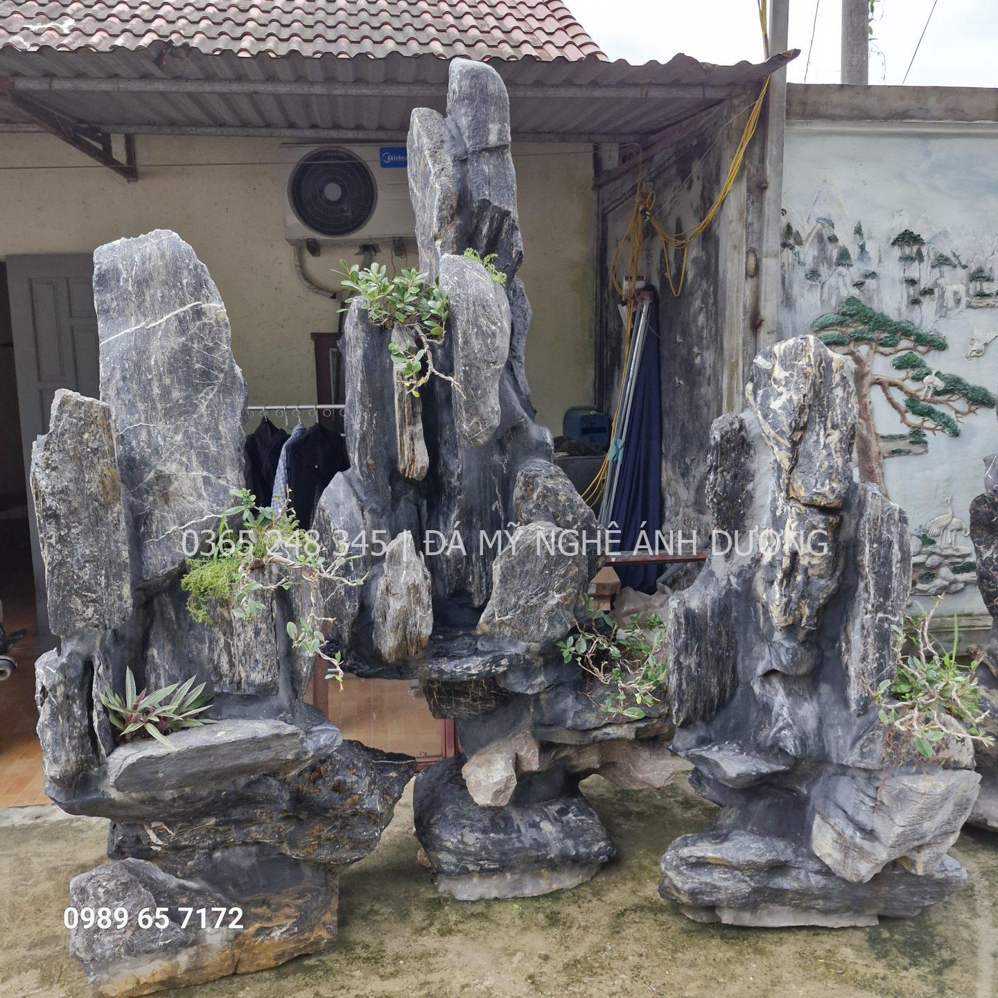 Thi công hòn non bộ Quảng Ninh mini