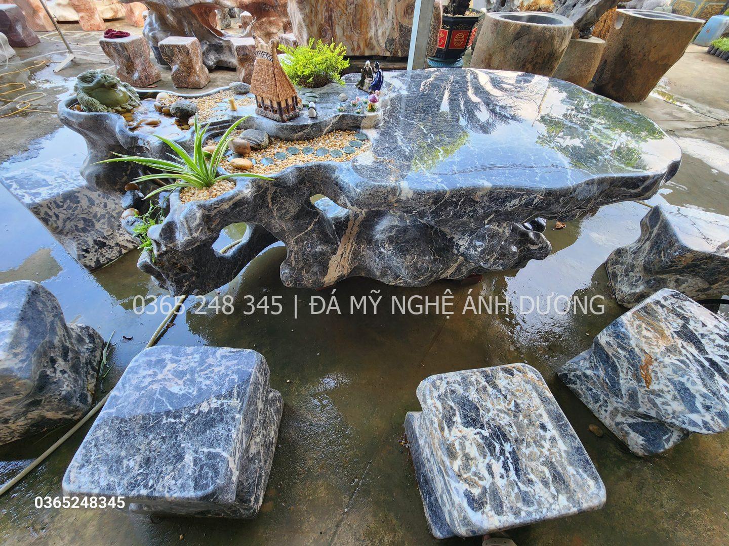 Bàn đá tự nhiên Bắc Ninh