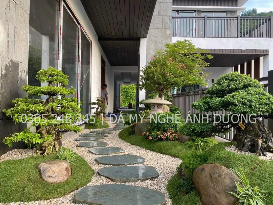 Báo giá đá tự nhiên lát sân vườn