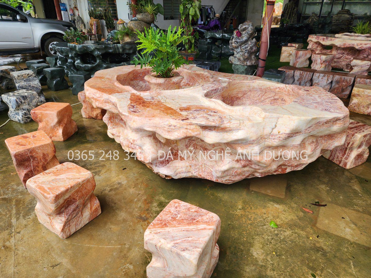 Cơ sở bán bàn đá tự nhiên tại Hải Phòng