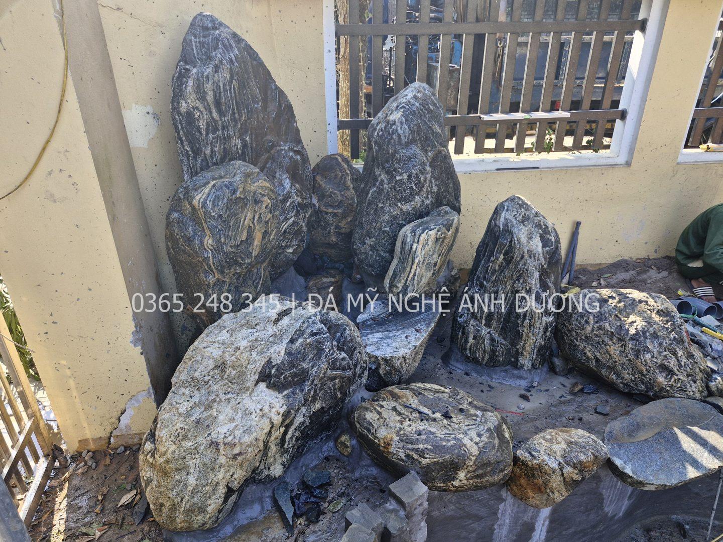 Đá cuội vân mây Hưng Yên