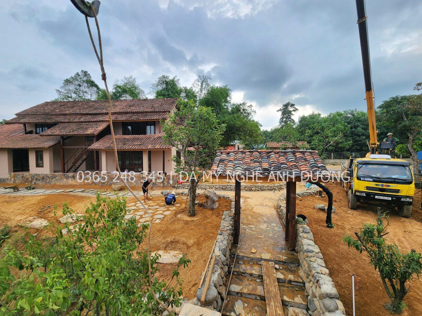 Đơn vị thi công sân vườn homestay