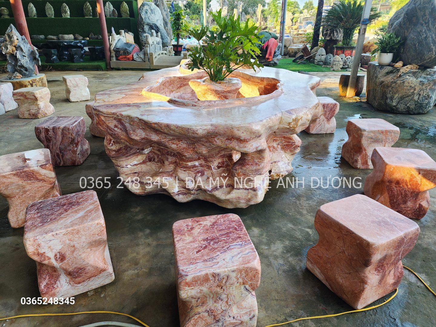 Cách chọn bàn ghế đá tự nhiên chất lượng nhất